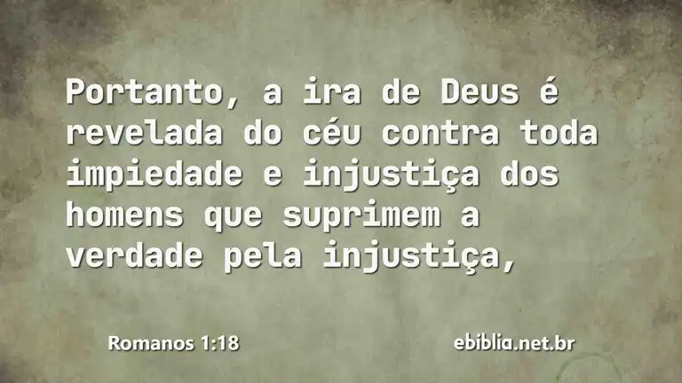 Romanos 1:18