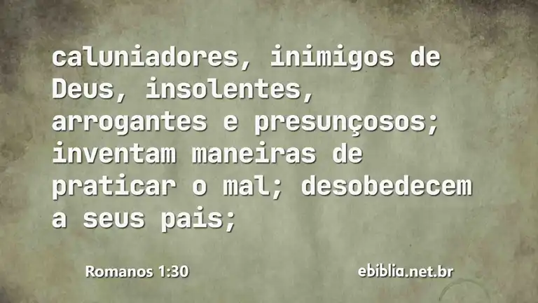 Romanos 1:30