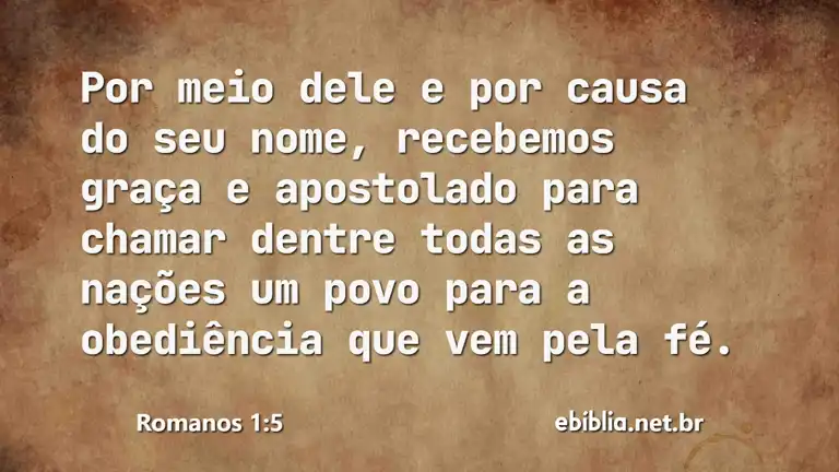 Romanos 1:5