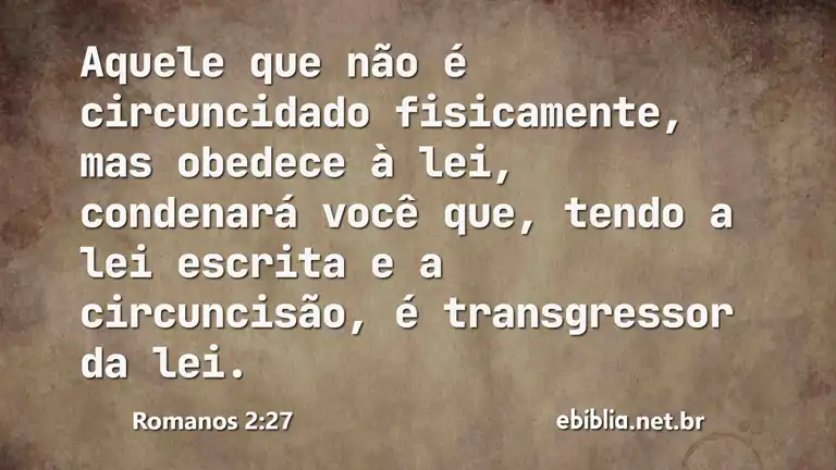 Romanos 2:27