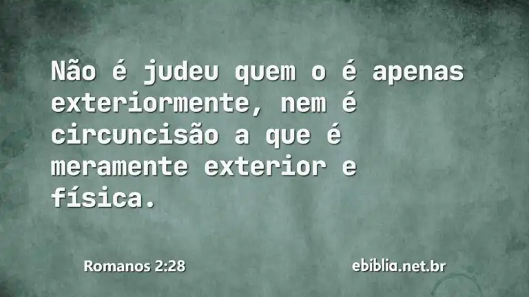 Romanos 2:28