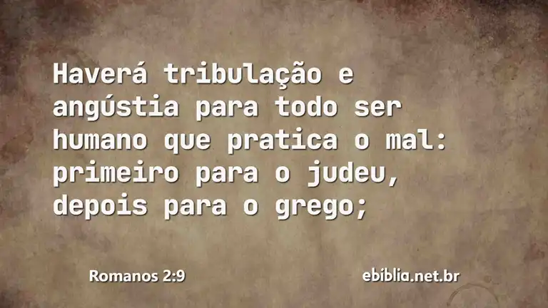 Romanos 2:9