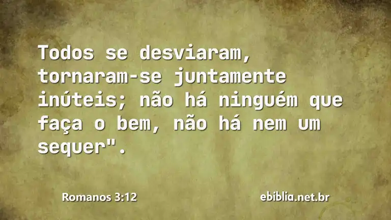 Romanos 3:12