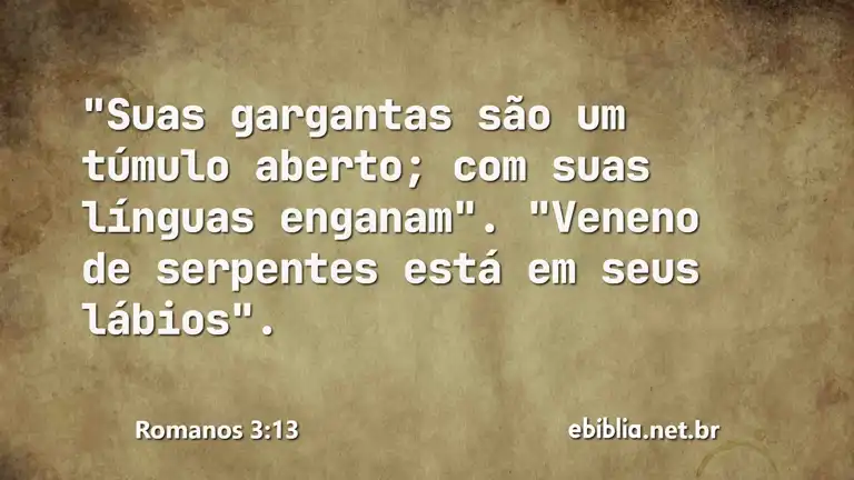 Romanos 3:13