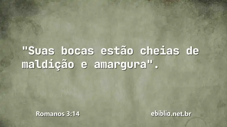 Romanos 3:14