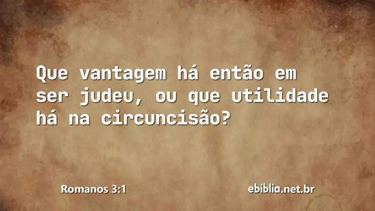 Romanos 3:1