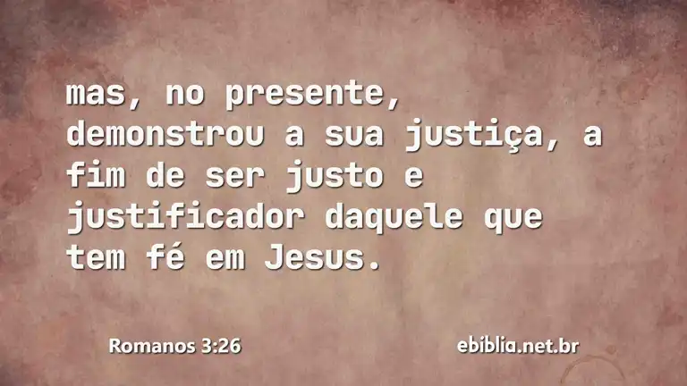 Romanos 3:26