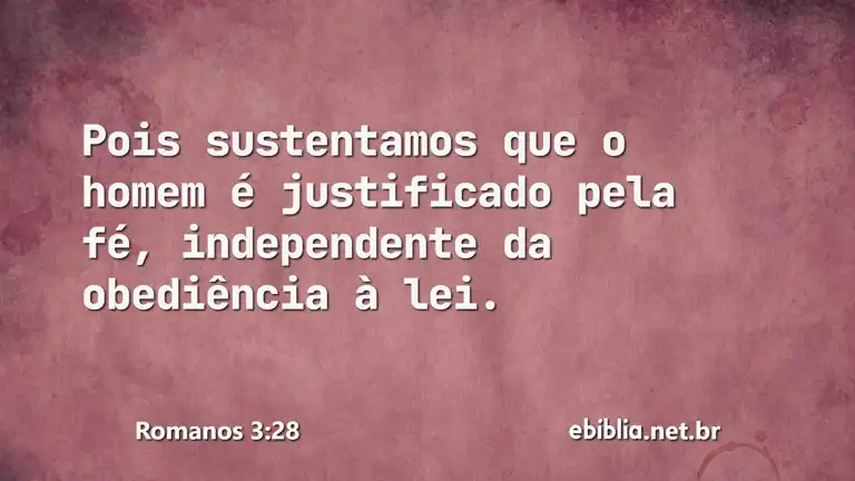 Romanos 3:28