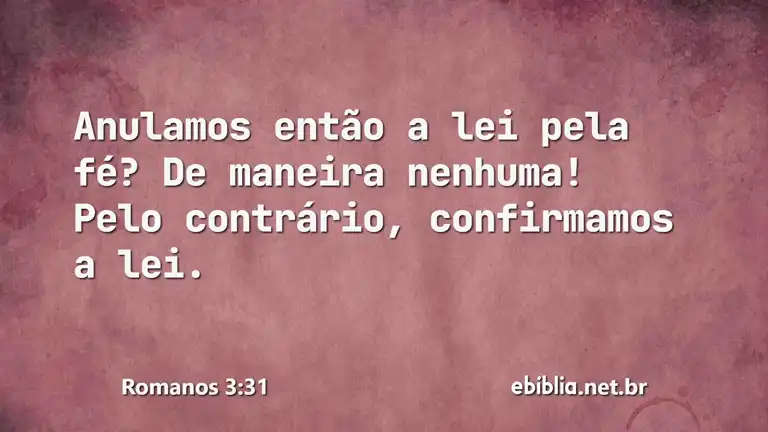 Romanos 3:31