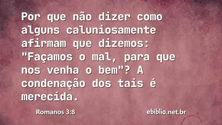 Romanos 3:8