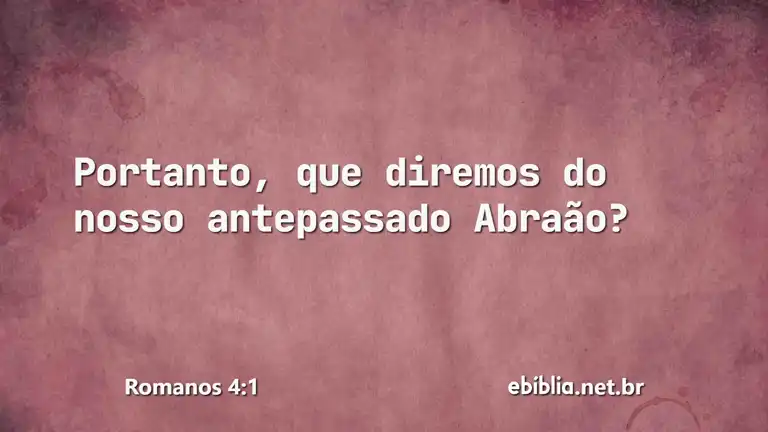 Romanos 4:1