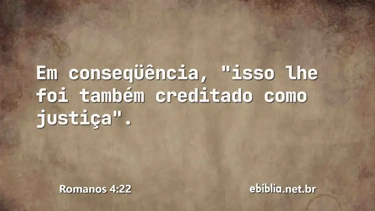 Romanos 4:22