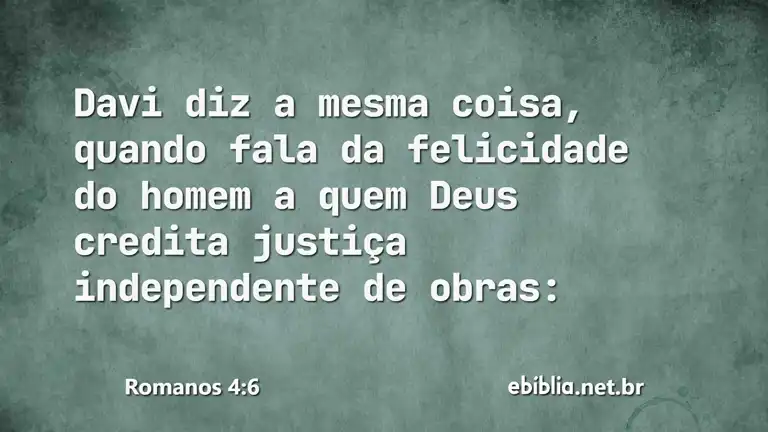 Romanos 4:6