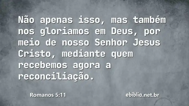 Romanos 5:11