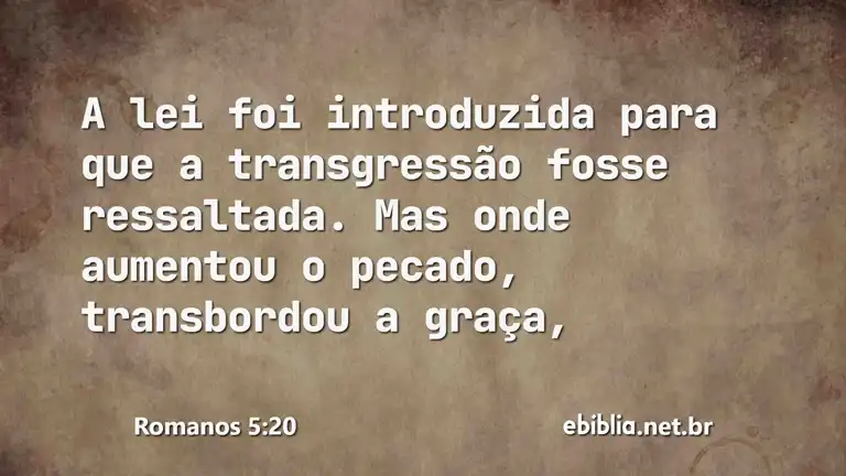 Romanos 5:20