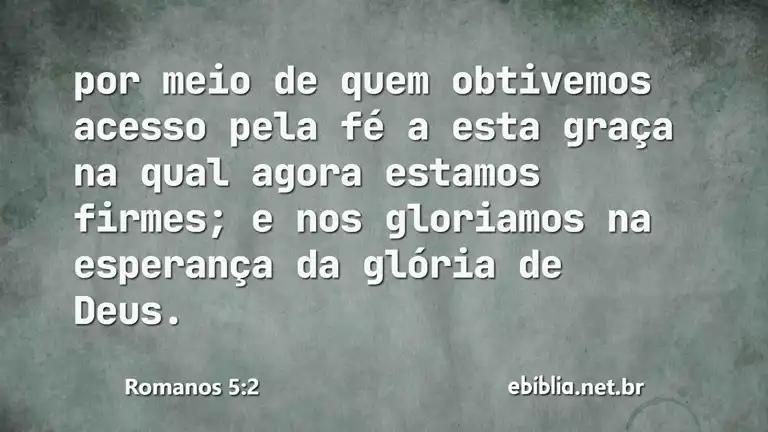 Romanos 5:2