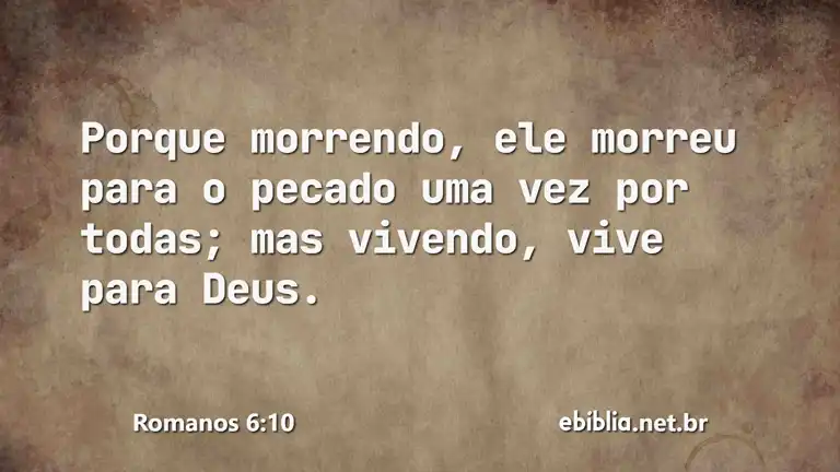 Romanos 6:10