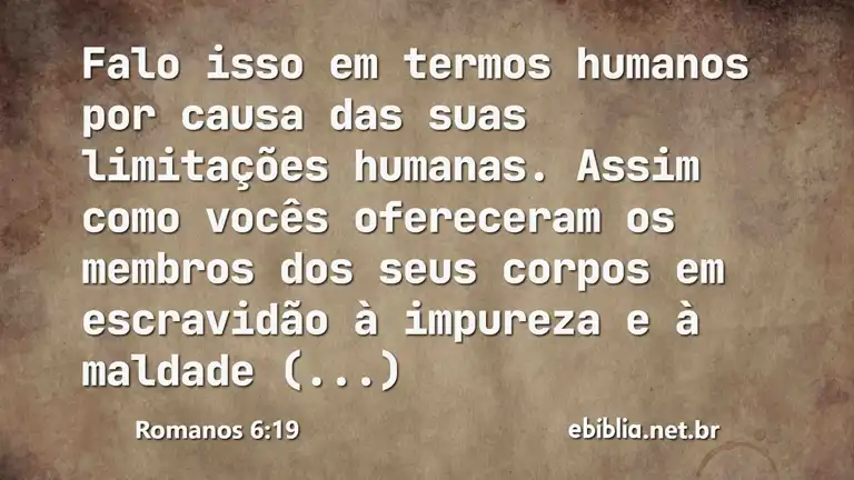 Romanos 6:19