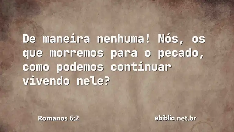 Romanos 6:2