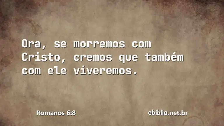 Romanos 6:8