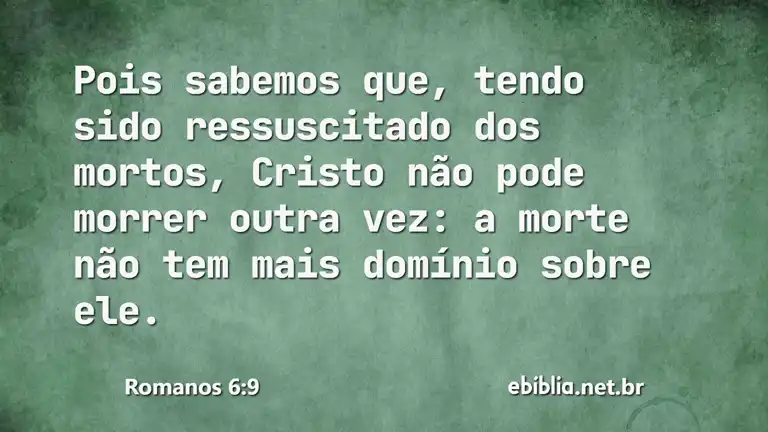 Romanos 6:9