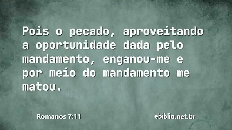 Romanos 7:11