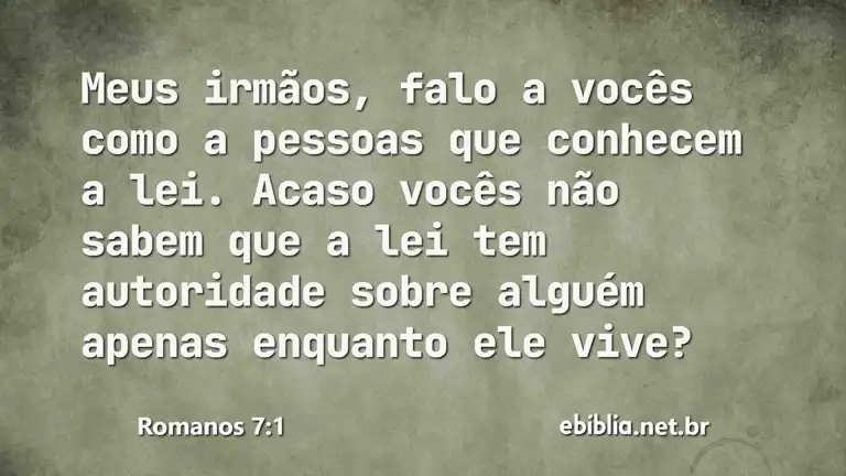 Romanos 7:1