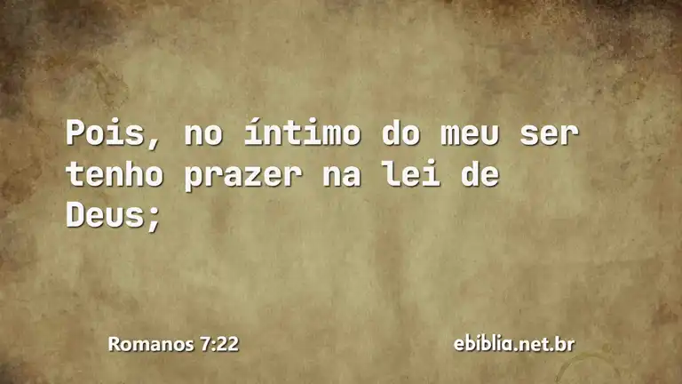 Romanos 7:22