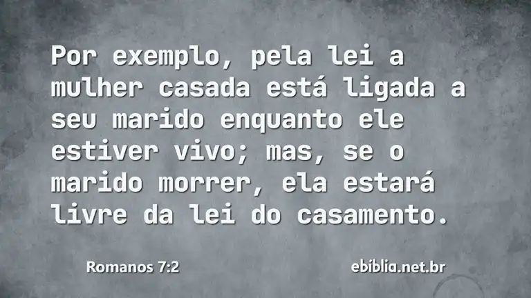 Romanos 7:2