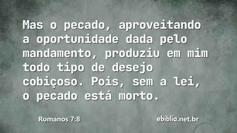 Romanos 7:8