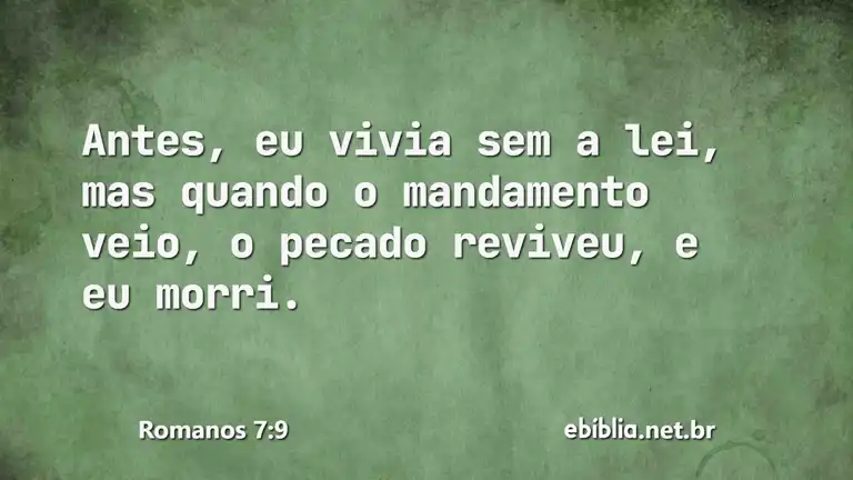 Romanos 7:9