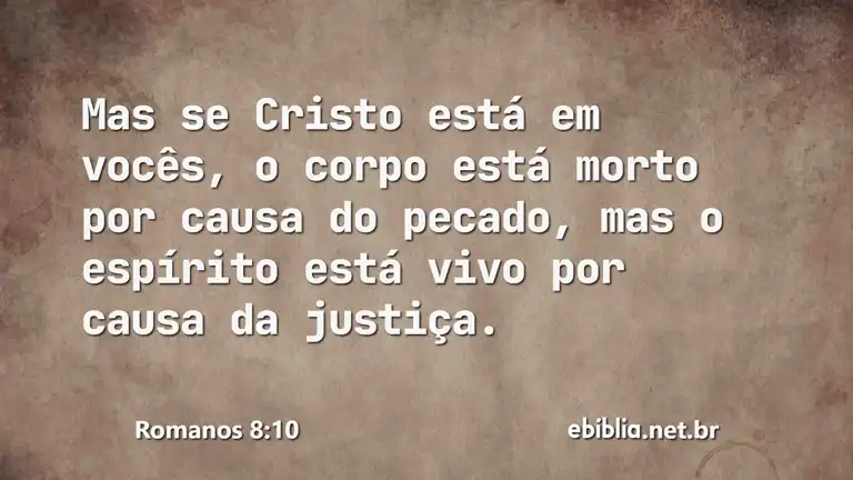 Romanos 8:10