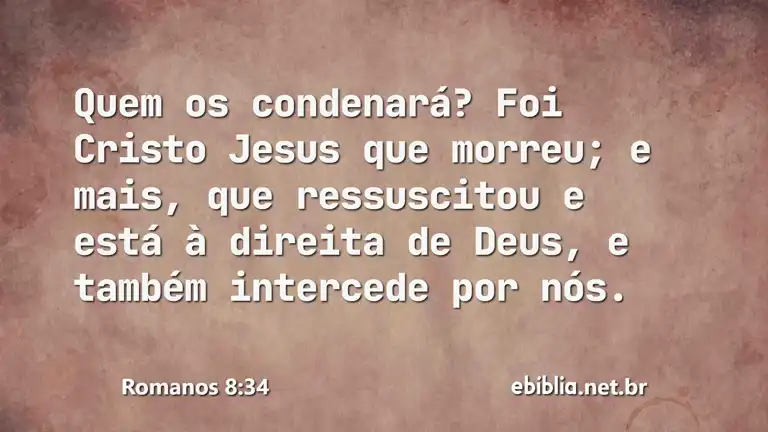 Romanos 8:34