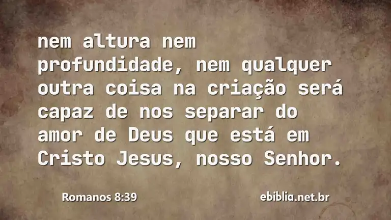 Romanos 8:39