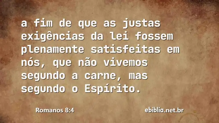 Romanos 8:4