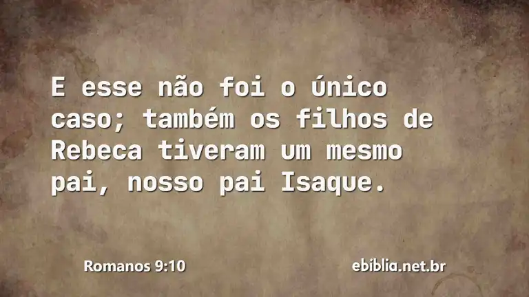 Romanos 9:10