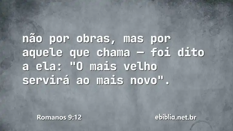 Romanos 9:12