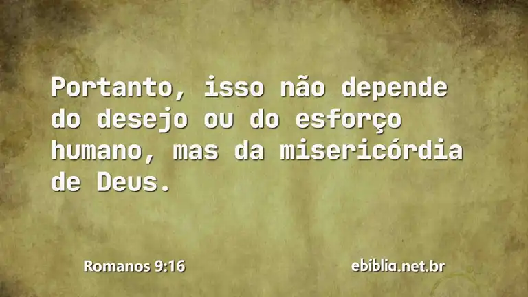 Romanos 9:16