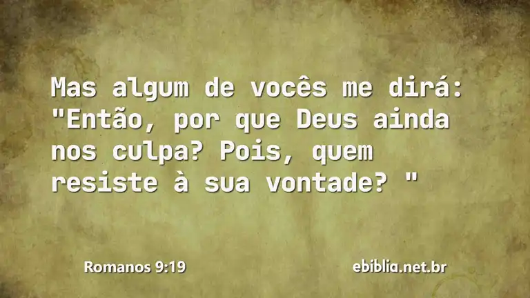 Romanos 9:19