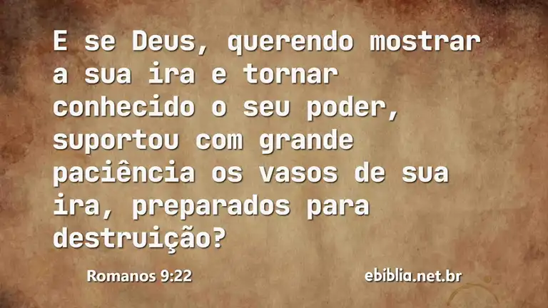 Romanos 9:22