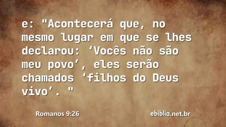 Romanos 9:26