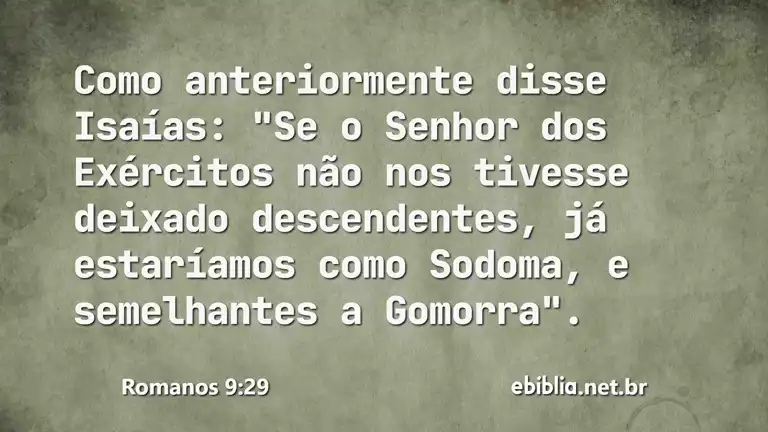 Romanos 9:29