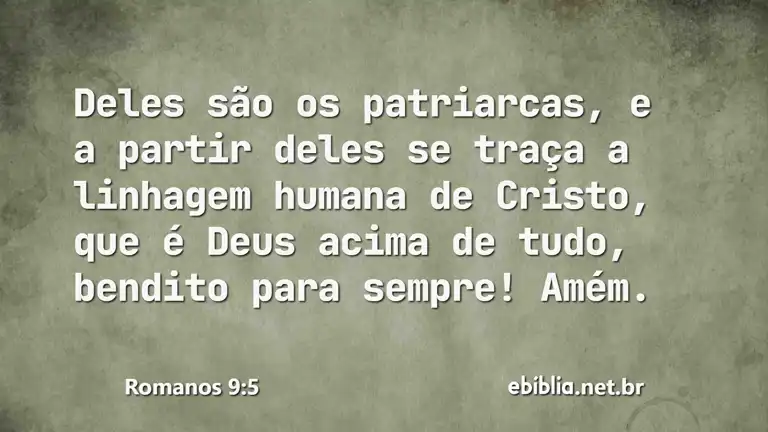 Romanos 9:5