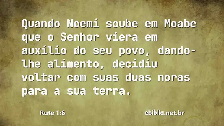 Rute 1:6