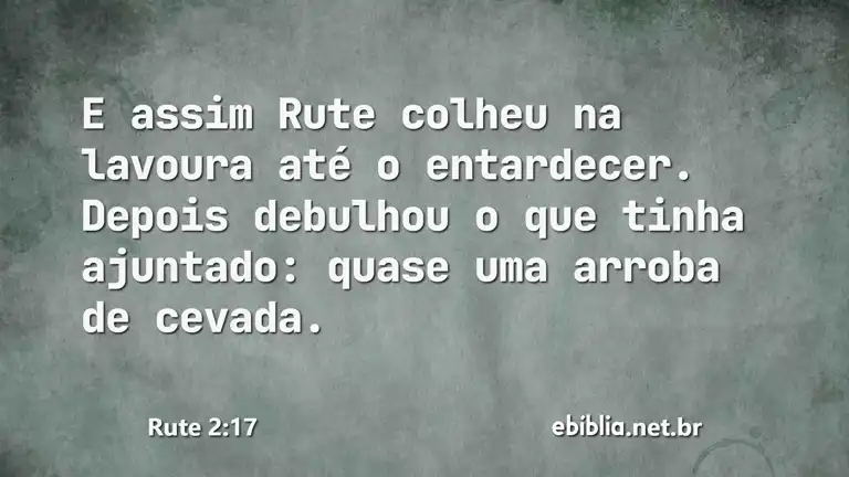 Rute 2:17