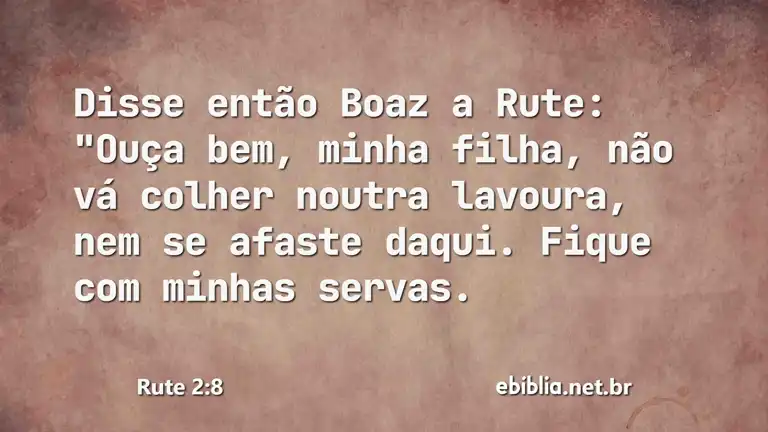 Rute 2:8