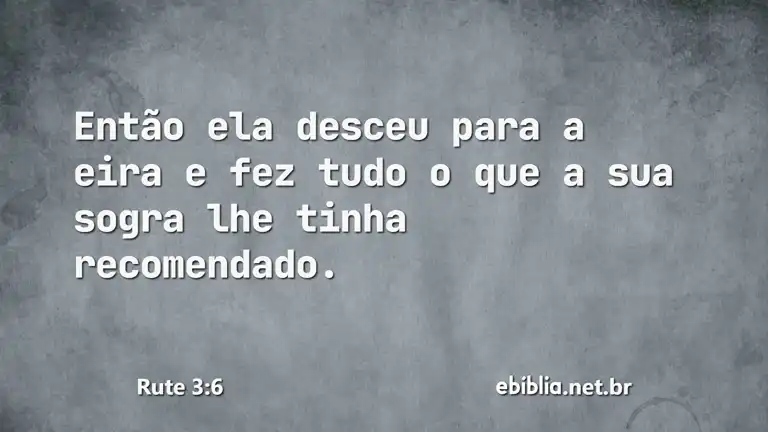 Rute 3:6