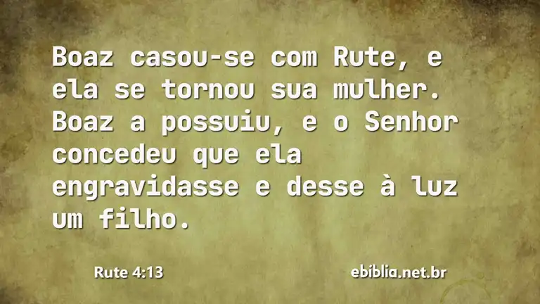 Rute 4:13