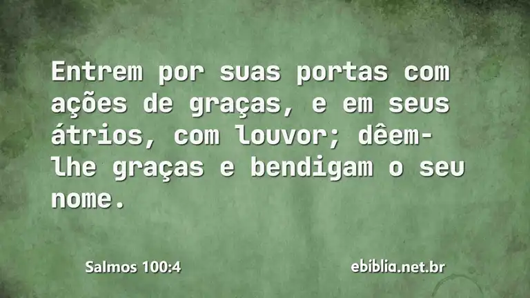 Salmos 100:4