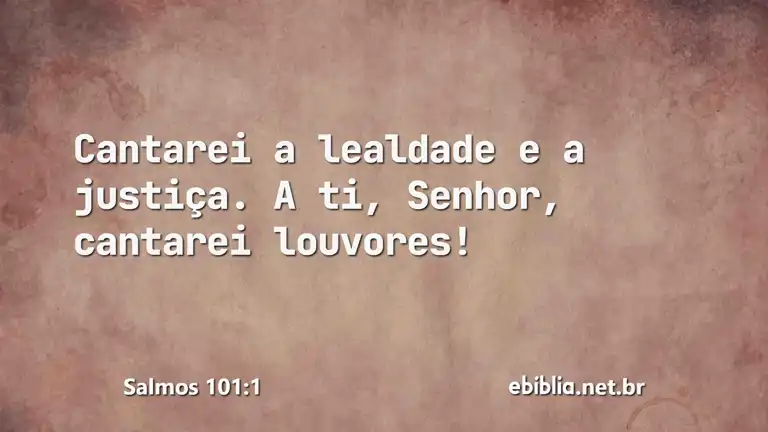 Salmos 101:1